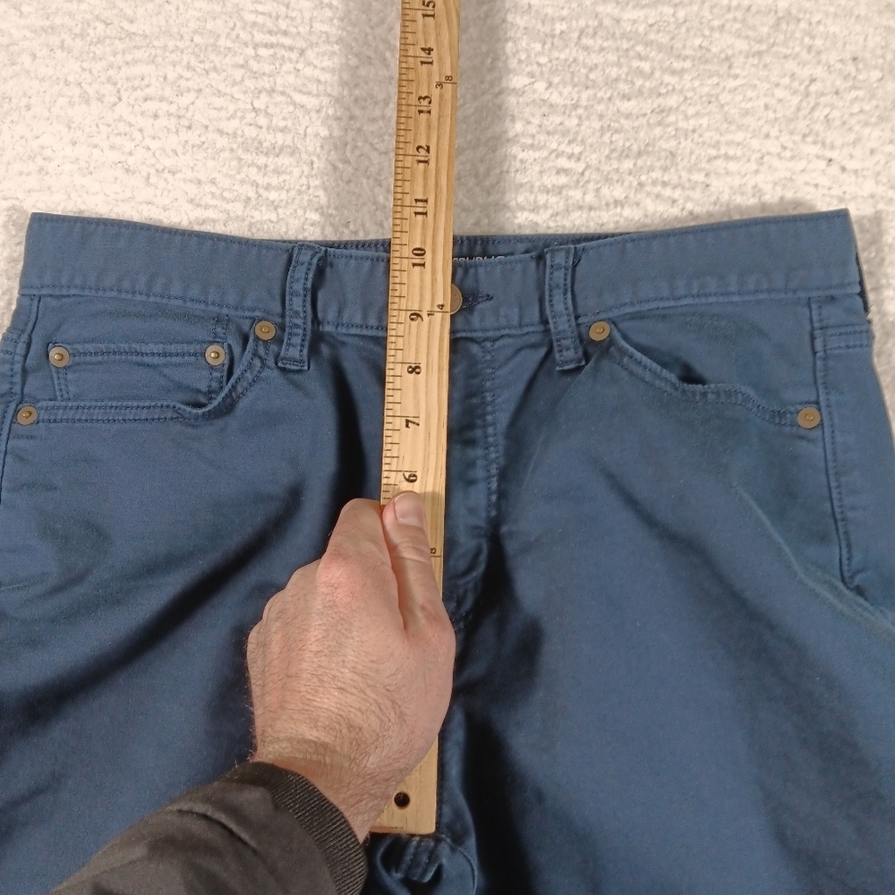 Banana Republic Travel Jean Mens 32x34 Blue Slim Fit Straight Leg Stretch Casual - Picture 9 of 12
